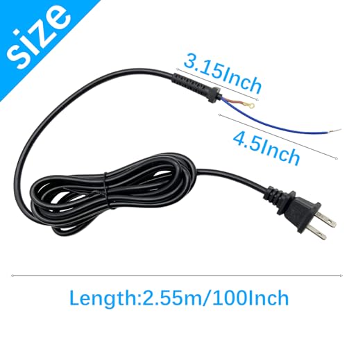 647-500 Clipper Cord Replacement WAHL Fits Senior, 5Star Senior, Designer, Super Taper, Sterling, Magic Clip, Balding, Icon, Legend,Taper 200, Pro Basic and Pilot Clippers 00647-500 Hair clipper cable