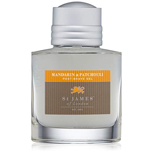 St James of London Mandarin & Patchouli Post Shave Gel, 3.4 Fl Oz