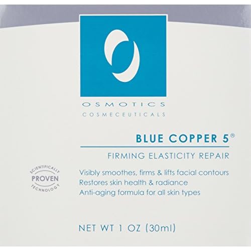 Osmotics Blue Copper 5 Firming Elasticity Repair ? Anti-Aging Cream for Wrinkles, Firmness, and Acne. Visible Results Quickly. Made in the USA