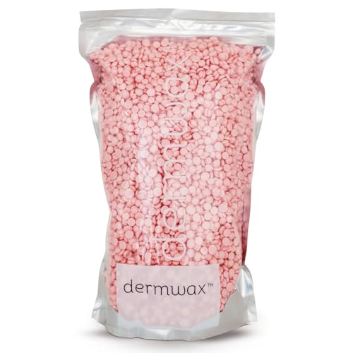 Pink Chiffon Hard Wax Beads ? Creamy Professional Hard Wax with a Cotton Candy Pink Finish - Ideal for Brazilian Hair Removal ? Quick Drying & Pliable - Suitable for all Skin & Hair Types
