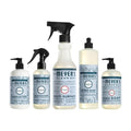 Mrs. MEYER'S Clean Day Snow Drop Scent Variety Pack, Liquid Hand Soap 12.5 OZ, Liquid Dish Soap 16 OZ, Multi-Surface Cleaner 16 OZ, Room Freshener 8 FL OZ, Hand Lotion 12 OZ, 1 CT