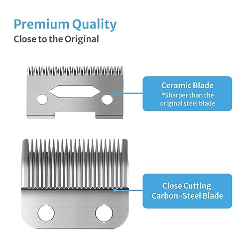 Blade Compatible with Wahl Clipper Blades Replacement, 2 Pack