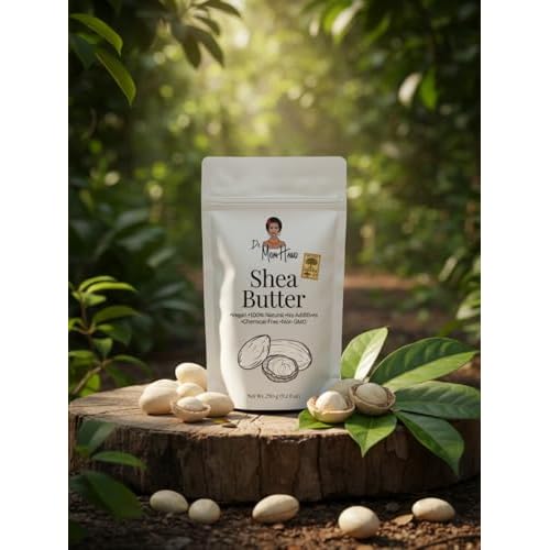 Organic Raw Shea Butter Intensive Moisturizer | 100% Pure,Natural & Unrefined Multi-Purpose Body & Face Butter for Dry Skin, Hair & Lips, 3.53 oz.