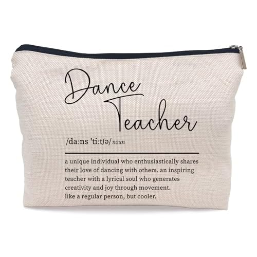 Ayxvt Dance Teacher Gifts: Makeup Bag, Cosmetic Bag, Christmas & Birthday Gifts For Women