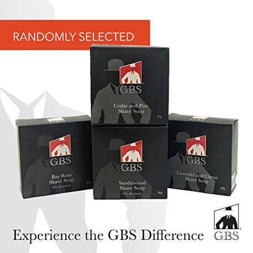 G.B.S Short Handle Safety Razor, Pure Badger Shaving Brush, Brush and Razor Stand, Bowl, Glycerin Natural Soap and 25 Blades