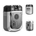 Mini Shaver, Portable Travel Shaver, Mini Shavers for Men, Rotary Dual Blades IPX7 Waterproof Cordless USB C Rechargeable Electric Razor