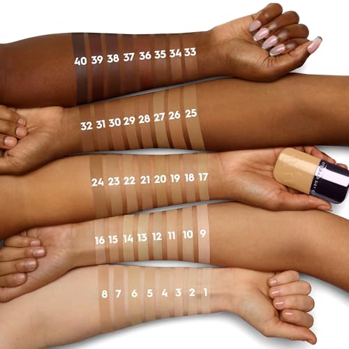 Urban Decay Face Bond Waterproof Foundation, Medium Coverage, Natural Matte Finish, 3% Niacinamide Serum, Self-Setting + Transfer-Resistant, Sweat-Proof, Blurs Skin - 1 fl oz