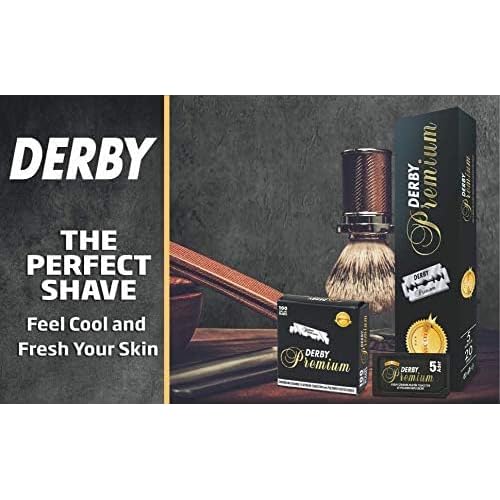 Derby Premium Double Edge Razor Blades, 100 Count
