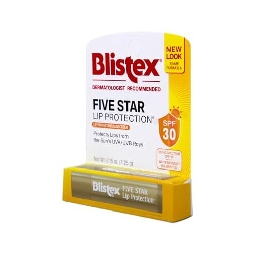 Blistex Five Star Lip Protection.15 Ounce (Pack of 6)