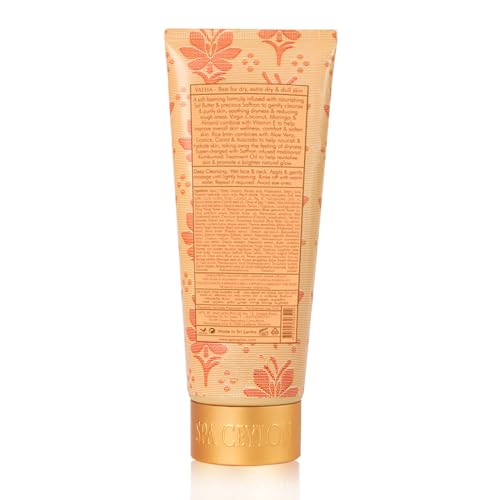 SPA CEYLON Sal and Saffron Vitamin E Enriched Facial Cleansing Foam | Gentle Cleanser | Hydrating | Skin Radiance
