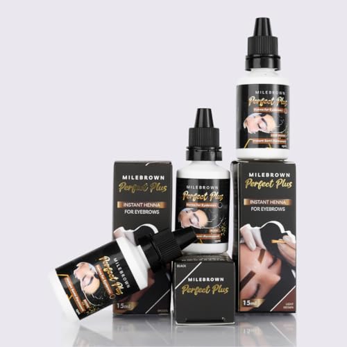 Eyebrow Henna, for natural-looking coloring, 15 ml (Brown)