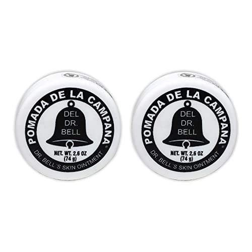 Pomada De La Campana Medicated Cream - Crema Medicada 1.2 Oz (Pack of 2) by Dr Bell's