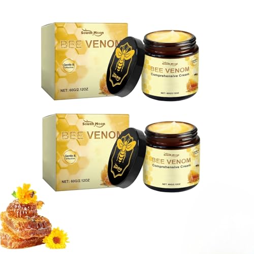 South Moon Bee Venom Comprehensive Cream - Hydrating Moisturizing Cream for Smooth & Soft Skin, Gentle Daily Skin Care with Bee Venom, Deep Nourishment for Dry Skin, 4.24 oz