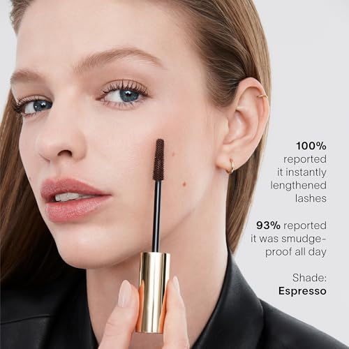 Hourglass Unlocked Instant Extension Mascara, Tubing Mascara Dramatically Lifts, Defines & Lengthens for Fanned-Out Lashes, Natural-Looking Eyelashes for up to 16hrs of Smudge-Proof, Flake-Free Wear