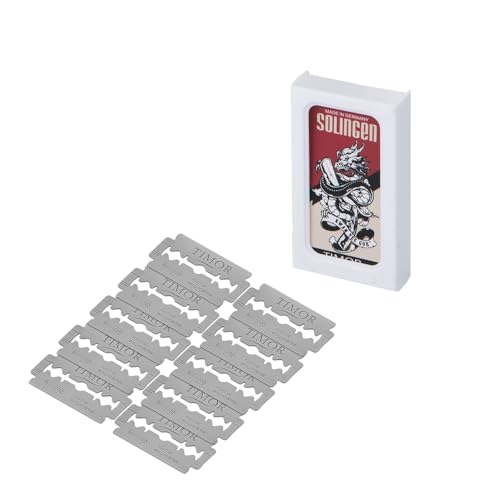 German Solingen Double Edge Razor Blades£¬1 Count Safety Platinum Shave(Pack of 10)