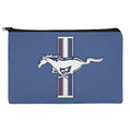 Ford Mustang Logo Makeup Cosmetic Bag Organizer Pouch