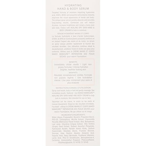 ZOYA Naked Manicure Hydrating Hand and Body Serum, 8.5 Fl. oz.