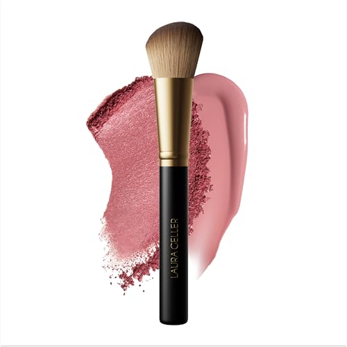 LAURA GELLER Baked Blush-n-Brighten in Pink Grapefruit with Angled Blush Brush ? 2-Piece Set