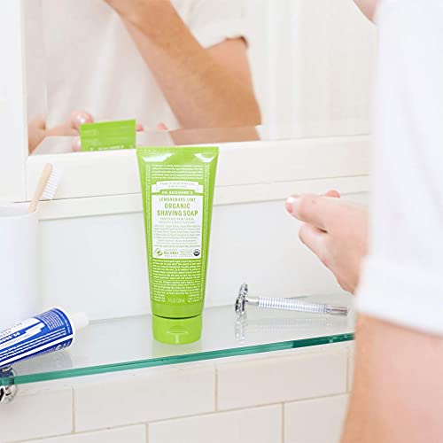 Dr Bronners, Shave Gel Lemongrasss Lime Organic, 7 Fl Oz