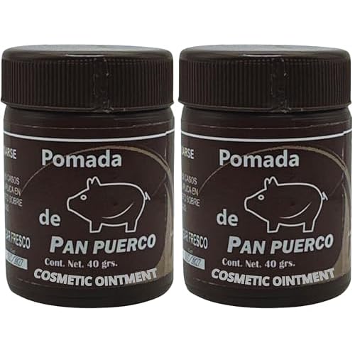 Pomada de Pan Puerco (Cosmetic Ointment) 40g - Spinen - Made in Mexico (Pack of 2)