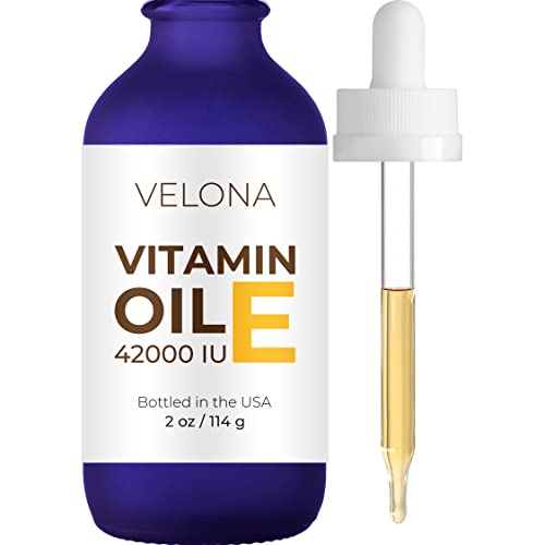Vitamin E Oil - 2 oz | 42,000 IU | 100% Pure & Natural | for Face, Hair, Body, Skin Care, Stretch Marks, Nails, Cuticles, Scars | Food & Cosmetic Grade | Moisturizing Hexane Free¡¦