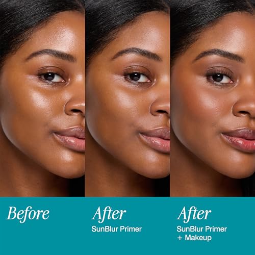 COOLA SunBlur Makeup Primer with SPF 50, Matte Finish, Sets Makeup for 8 Hour Wear, Dermatologist Tested Sunscreen, Paraben Free, Vegan, 1.0 Fl Oz