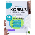 Original Korean Hydrocolloid Acne Pimple Patches, Spot Cover Stickers Absorb Pus, Shrink Pimples & Whiteheads, Scar-Guard Formula (K-Perfect Everyday Thin Pack, 56 Count, 3S)