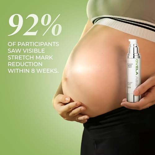 Abera Maternity Stretch Mark Cream for Pregnancy and Weight Fluctuations, Stretch Mark Treatment Pregnancy Must Haves, Deep Stretch Mark Removal