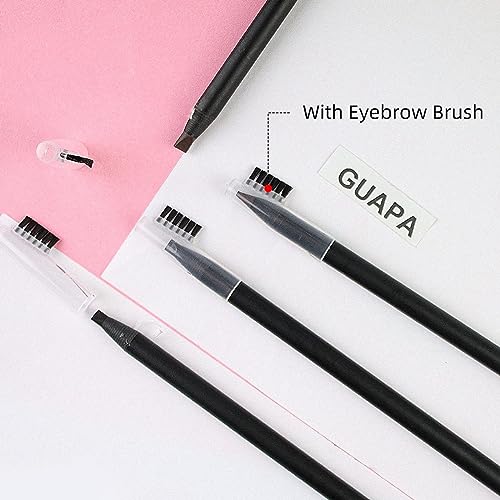 2pcs Waterproof Pre-Draw Mapping Pencils ? Peel-Off Hard Core Eyebrow Pencils for Permanent Makeup, Microblading & Brow Shaping