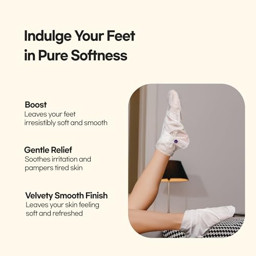 Epielle Hydrating Hand & Foot Masks (Glove & Socks 12pk) for Dry Hand, Dry & Cracked Heel