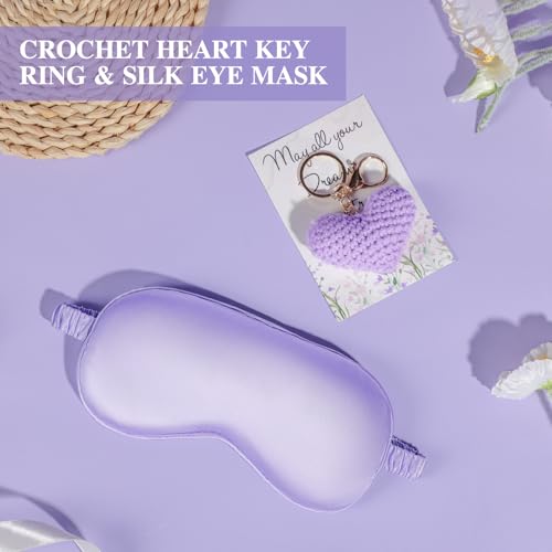 Birthday Gifts for Women - 13PCS Unique Happy Birthday Gifts Basket for Mom Her Best Friend Sister Wife Girlfriend Coworker - Relaxing Spa Self Care Package Valentines Day Gifts Set (Lavender)