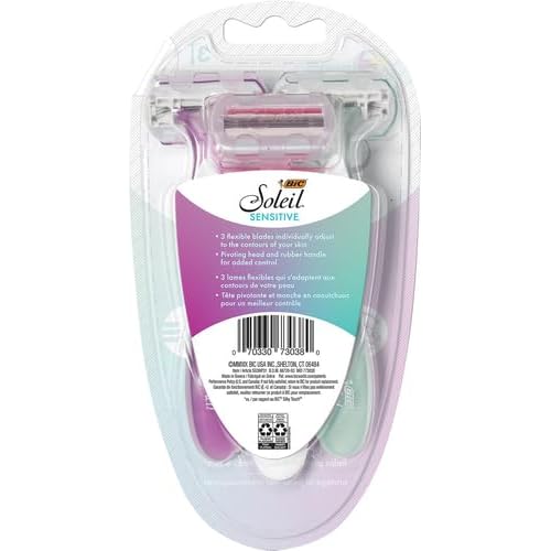 BIC Soleil Glow Razors, 3 Count