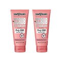 Soap & Glory Original Pink The Scrub Of Your Life Exfoliating Body Scrub - Smoothing & Buffing Vegan Scrub - Rose & Bergamot Body Polish with Shea Butter & Vitamin E (200ml, 2 pack)