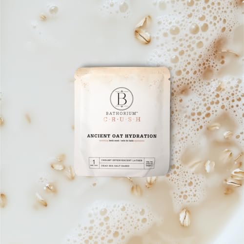 Bathorium Crush 8-Pack Signature Discovery Set, Luxury Bath Soaks, Dead Sea Salt, Epsom Salt, pH Balanced for Women, Gift Set, Each Soak is 4 oz