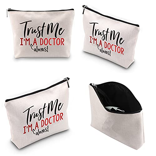 Generic WCGXKO Future Doctor Gift MD Gift Trust Me I¡¯m Almost A Doctor Zipper Pouch Makeup Bag for Doctor Graduation (Almost A Doctor)