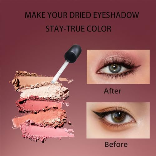MakeupFixer Cosmetics Pigment Activator,Makeup Mixing Liquid,Durability Waterproof Transparent Make-up Fixer Liquid Drops,Eyeshadow Sealant 20mL/0.68US FL OZ