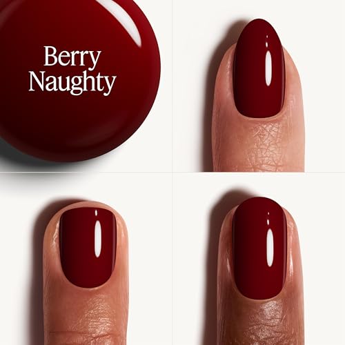 Essie Nail Polish, Salon-Quality, 8-free Vegan, Deep Berry, Berry Naughty, 0.46 Ounces