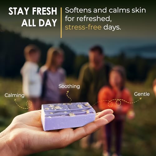 Blue Moon Elise All Natural Soap Bars Variety 10-Pack, Made with Organic Ingredients, Handmade in the USA, Moisturizing and Therapeutic for Face & Body, Sensitive Skin, Men & Women