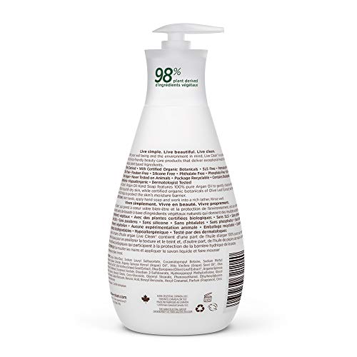 Live Clean Liquid Hand Soap, Argan Oil, 17 Oz (Packaging May Vary)