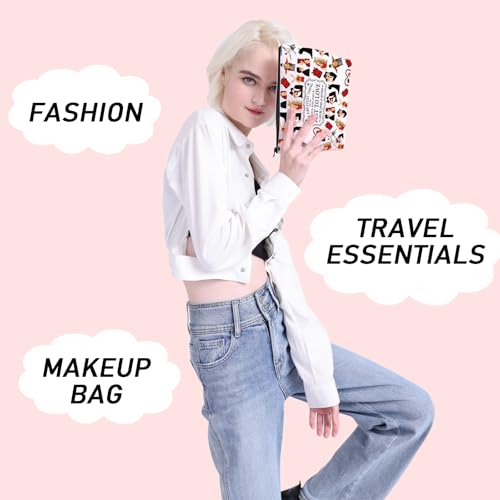 JYTAPP M Musical Makeup Bag The Greatest Thing You'll Ever Learn Is Just To Love And Be Loved In Return Cosmetic Bag for Fans
