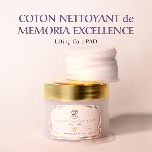 [CHALLANS de Paris] Coton NETTOYANT de Memoria ? Calming & Revitalizing Toner Pads with Botanical Essence, Hydrating Dual-Texture Pads for Smooth, Comforted Skin, K-Beauty Daily Care