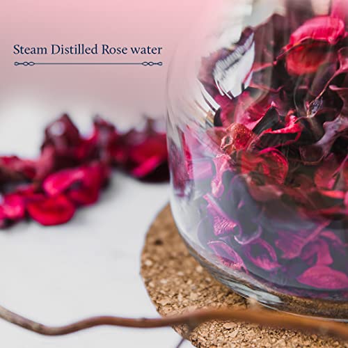 Blue Nectar Shubhr Steam Distilled Rose Toner Water & Face Tonic Mist (3.4 fl oz)