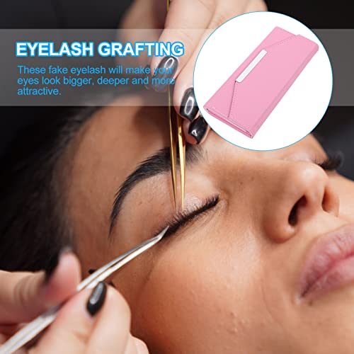 Beaupretty Eyelash Tweezers Case Portable Storage Bag Compact Protective Box for Eyelash Extension Tools Travel and Home Use