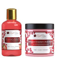 Red Rose Naturals Strawberry Body Oil 4 oz. & Strawberry Whipped Body Butter 8 oz. ? Hydrating, Moisturizing, and Naturally Crafted ? Vegan