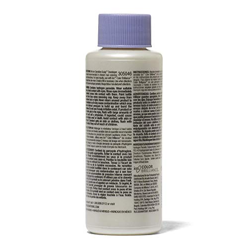 ion Sensitive Scalp 20 Volume Creme Developer, Ionic Buffers and Conditioning Protein to Help Scalp Sensitivity, 4 Ounce