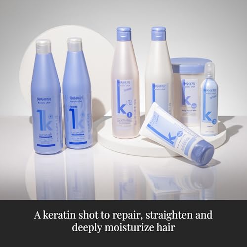 SALERM - Hydrating Hair Mask - Deep Impact Plus - 1000 ml - Deep Hair Hydration - For Use After Keratin Shot + Keramix Treatment - Smooth and Straight Hair