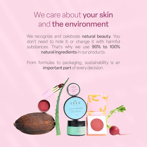 TEIA Cosmetics - Natural hydrating lipstick with mango and shea butter - 0.15 Oz (red)