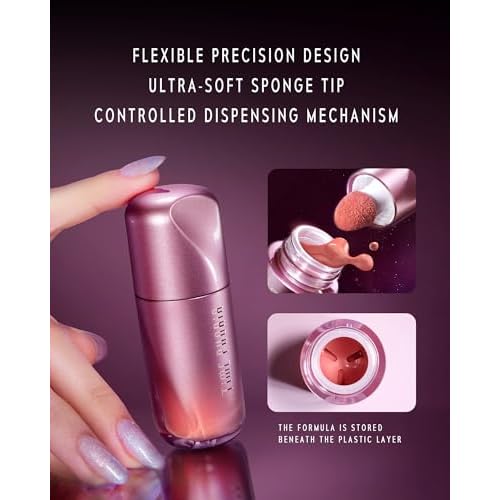 Liquid Blush Makeup for Cheeks, Natural Matte Finish, Blush Tint Stick, Multi-Use, Long-Lasting Lip & Cheek Makeup, Lightweight (03 GENTLE HUE)