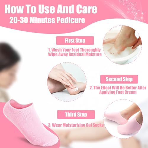 2Pairs Moisturizing Socks and Urea Cream 40 Percent