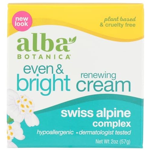 Alba Botanica Even and Bright Renewal Cream 2 Fl. Oz (Packaging May Vary)